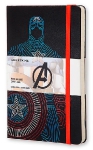 Блокнот Moleskine Limited Edition The Avengers Мстители Large, 130х210 мм, 240 стр., линейка, Captain Amer, 400928