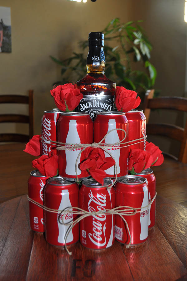 Виски Jack Daniels в подарок упаковка своими руками Coca cola