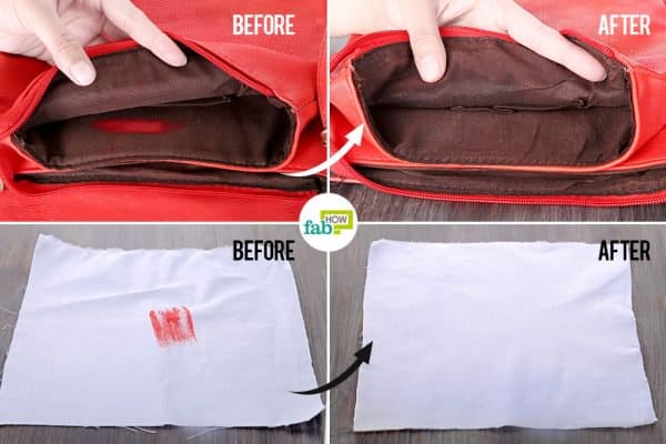 Learn how to remove lipstick stains from different fabrics